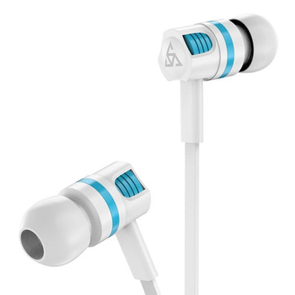 Super Bass Stereo Earphone with Microphone for Samsung / Xiaomi Mobile Phone(White Earphone)-garmade.com