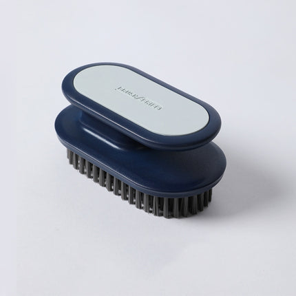 5 PCS A075 Plastic Soft Hair Washing Shoes Shoe Brush Cleaning Brush Clothes Laundry Bath Brush(Dark Blue)-garmade.com