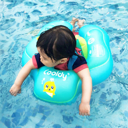 Cooldy Infant and Children Swimming Ring Swimming Supplies Inflatable Life Buoy, Inner diameter After Inflation:S, Size:S (Green)-garmade.com