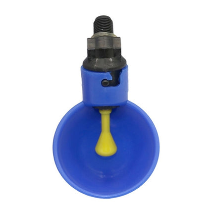 Automatic Quail Drinker Chicken Waterer Bowl With Yellow Nipple Farm poultry drinking water system-garmade.com