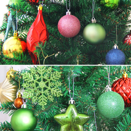 1 Box 3cm Home Christmas Tree Decor Ball Bauble Hanging Xmas Party Ornament Decorations(rose gold)-garmade.com