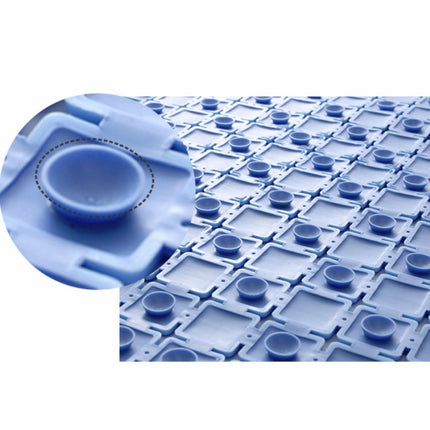 Bathroom Anti-slip Mat Shower Anti-fall Massage Foot Mat Random Color Delivery, Size:38.5x68cm-garmade.com