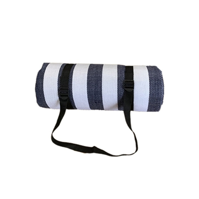 FP1409 6mm Thickened Moisture-Proof Beach Mat Outdoor Camping Tent Mat Without Storage Bag, Size:150x200cm(Blue Strips)-garmade.com