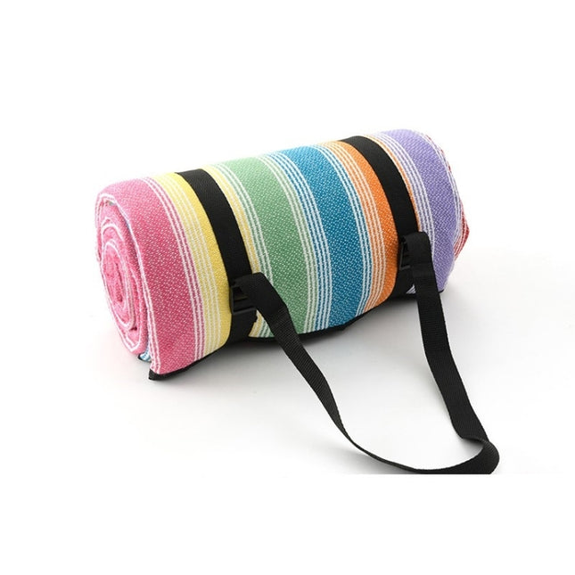 FP1409 6mm Thickened Moisture-Proof Beach Mat Outdoor Camping Tent Mat Without Storage Bag, Size:200x200cm(Neon)-garmade.com