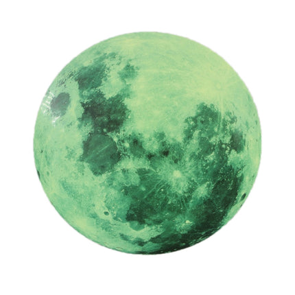 AFG33003 Home Decoration Luminous Stars Moon PVC Stickers, Specification:Green Moon 12cm-garmade.com