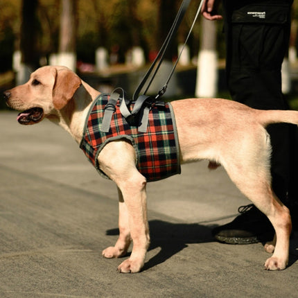 Pet Leg Straps Disabled & Injured Elderly Dog Auxiliary Belt, Size: M, Style:Front Leg(Orange)-garmade.com