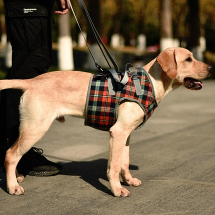 Pet Leg Straps Disabled & Injured Elderly Dog Auxiliary Belt, Size: L, Style:Front Leg(Orange)-garmade.com