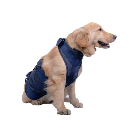 Pet Leash Senior Dogs Walking Aids Chest Harness, Size: S(Dark Blue)-garmade.com
