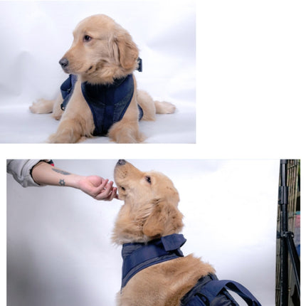 Pet Leash Senior Dogs Walking Aids Chest Harness, Size: L(Pink)-garmade.com