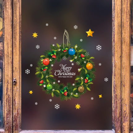 Christmas Decorations Stickers Glass Window Wall Stickers(Christmas Gifts)-garmade.com