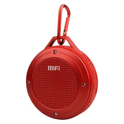 mifa IXP6 Waterproof Mini Portable Bass Wireless Bluetooth Speaker Built-in Mic(red)-garmade.com