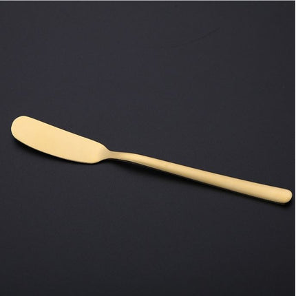 Stainless Steel Butter Knife(Gold)-garmade.com