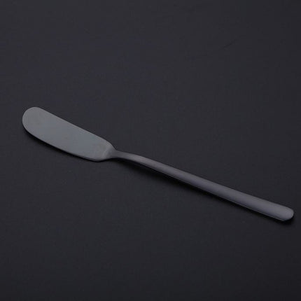 Stainless Steel Butter Knife(Black)-garmade.com