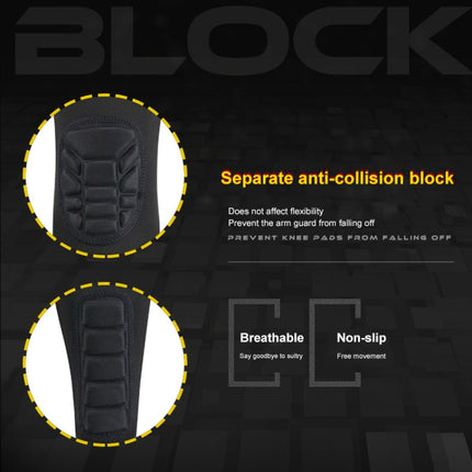 Basketball Sleeve Cellular Anti-collision Anti-slip Compression Elbow Protective Gear, Size:XL(Blue)-garmade.com