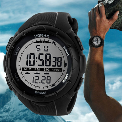 Sports Watch Men Analog Digital Military Silicone Army Sport LED Horloges Wrist Watches Men-garmade.com