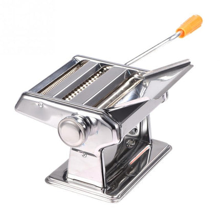 Household Stainless Steel Pasta Making Machine Manual Noodle Maker Spaghetti Hand Cutter-garmade.com