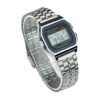 Unisex Sports Watches LED Digital Waterproof Quartz WristWatch(Rose Gold)-garmade.com