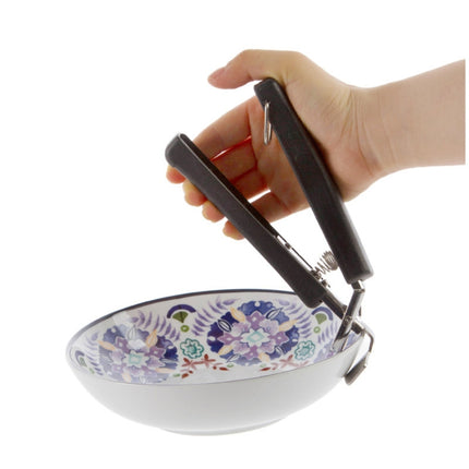 Home Camping Hinking Anti-hot Anti-Scald Pot Bowl Pan Bowl Gripper Cookware Cooking Picnic Arm Holder Carrier Handle Clip Clamp-garmade.com