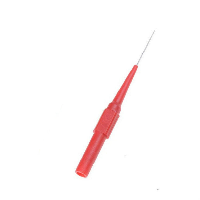 30V Multimeter Test Pen Test Probe Long and Thin Tip Probe Banana Jack Pin Auto Car Repair Accessories Tool(Red)-garmade.com