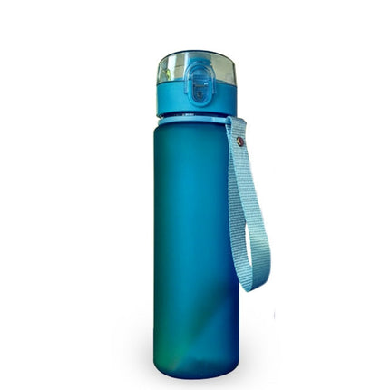 Leak-proof Sports Water Bottle Tour Hiking Portable Bottles(Sky blue)-garmade.com
