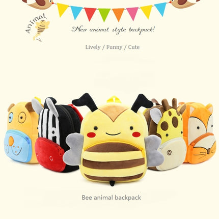 Kids 3D Animal Velvet Backpacks Children Cartoon Kindergarten Toys Gifts School Bags(Cat)-garmade.com