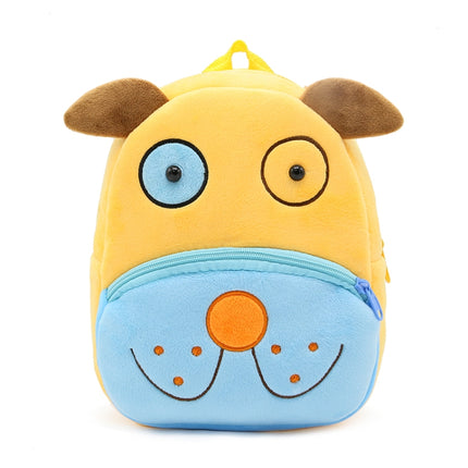 Kids 3D Animal Velvet Backpacks Children Cartoon Kindergarten Toys Gifts School Bags(Dog)-garmade.com