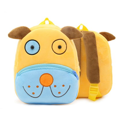 Kids 3D Animal Velvet Backpacks Children Cartoon Kindergarten Toys Gifts School Bags(Dog)-garmade.com