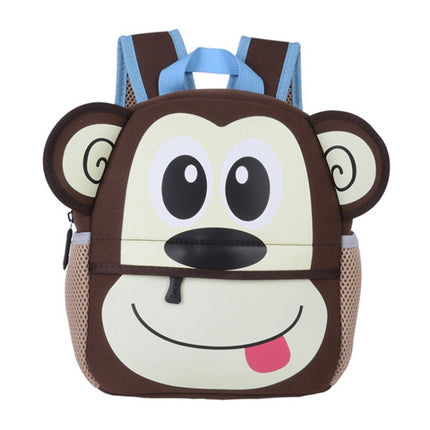 Cute Kid Toddler Schoo Bags Kindergarten Children Schoolbag 3D Cartoon Animal Bag(Monkey)-garmade.com