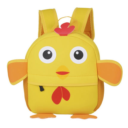Cute Kid Toddler Schoo Bags Kindergarten Children Schoolbag 3D Cartoon Animal Bag(Chick)-garmade.com