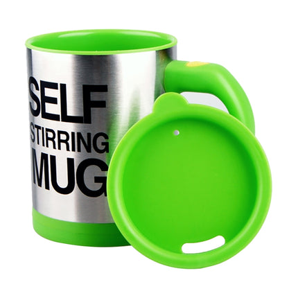 400ml Mugs Automatic Electric Self Stirring Mug Cup Coffee Milk Mixing Mug Smart Stainless Steel Juice Mix Cup Drinkware(Green)-garmade.com