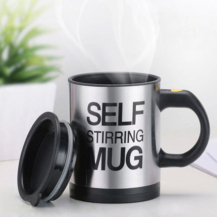 400ml Mugs Automatic Electric Self Stirring Mug Cup Coffee Milk Mixing Mug Smart Stainless Steel Juice Mix Cup Drinkware(Deep Blue)-garmade.com