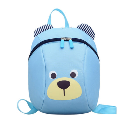 Children Anti-lost Backpack Toddler Cartoon School Bag(Sky blue)-garmade.com
