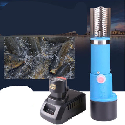 Waterproof Electric Rechargeable Handheld Scraping Fish Tool 220V / 110V, Size:1 Battery 1 Charger-garmade.com