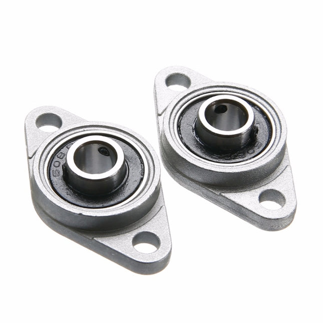 2 PCS Diamond KFL-08 000 001 Bearing Housing Zinc Alloy Miniature Housing Bearing 3D Printer Accessories Universal, Size:KFL001 (inner diameter 12)-garmade.com