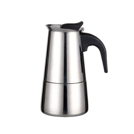 Stainless Steel Moka Coffee Maker Pot Filter(100ml)-garmade.com