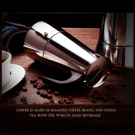 Stainless Steel Moka Coffee Maker Pot Filter(200ml)-garmade.com
