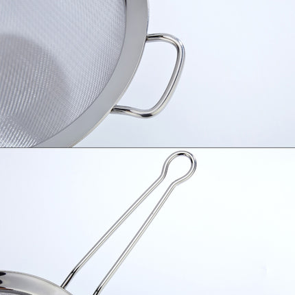 304 Stainless Steel Net Leak Noodles And Dumplings Filter Fried Colander Mesh Screen-garmade.com