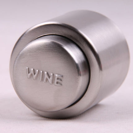 Push Stainless Steel Red Wine Stopper Champagne Stopper, Style:Red Wine Stopper-garmade.com