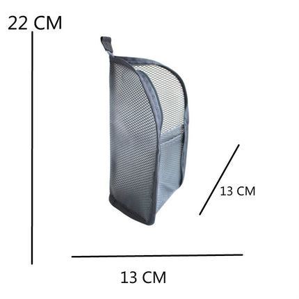 Travel Toiletries Storage Bag Cosmetic Brush Waterproof Handbag Random Colour(Black)-garmade.com