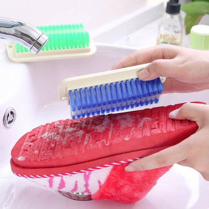 4 PCS Household Soft Bristle Laundry Brush Plastic Cleaning Brush Washing Shoe Brush Random Color-garmade.com