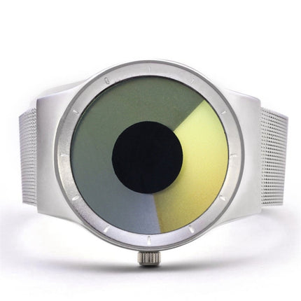 2 PCS Creative Swirl Design Luminous Watch withouPointer(Yellow)-garmade.com