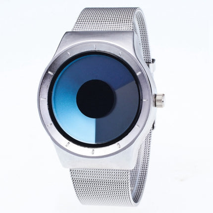 2 PCS Creative Swirl Design Luminous Watch withouPointer(Blue)-garmade.com