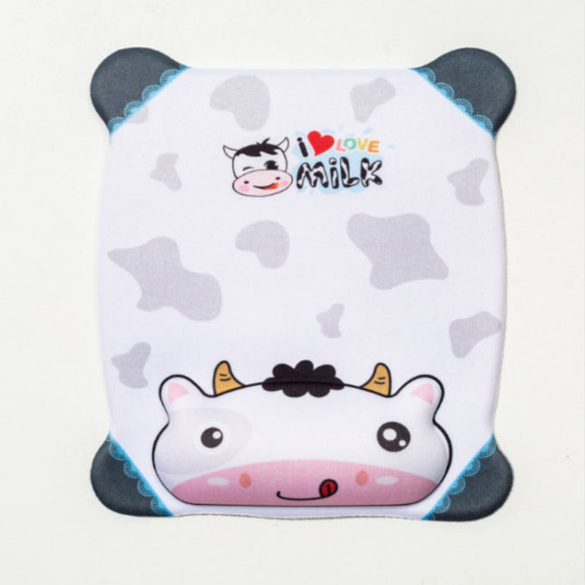 Cartoon Silicone Wristband Mouse Pad(Cow)-garmade.com