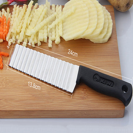 2 PCS Stainless Steel Wave Knife Professional Potato Cutting Machine-garmade.com