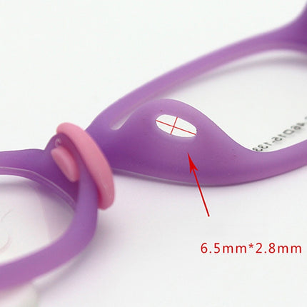 2 Pairs Glasses Accessories Bayonet Plastic Nose Pad Embedded Candy-colored Small Nose Pad Holder(Yellow)-garmade.com