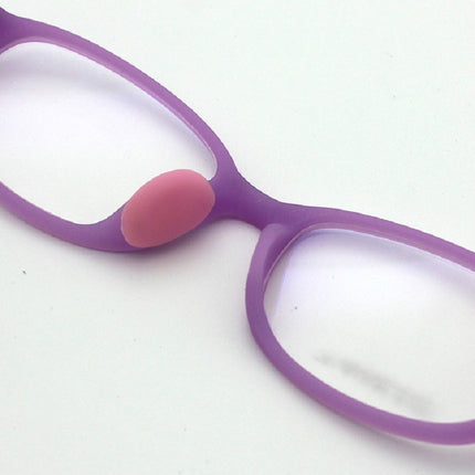 2 Pairs Glasses Accessories Bayonet Plastic Nose Pad Embedded Candy-colored Small Nose Pad Holder(Pink)-garmade.com