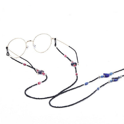 Vintage Sunglasses Antiskid Chain Wild Glasses Chain(Blue)-garmade.com