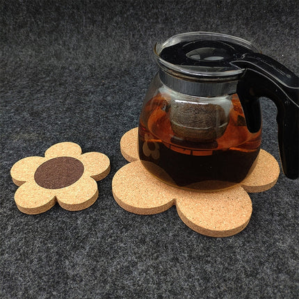 2 PCS Household Heat-insulated Hanging Flower Insulation Pad Table Mat Coasters, Size:S-garmade.com