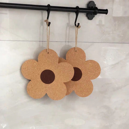 2 PCS Household Heat-insulated Hanging Flower Insulation Pad Table Mat Coasters, Size:S-garmade.com