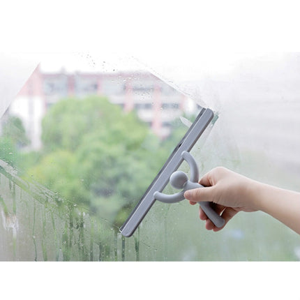 5 PCS Glass Wiper Household Cleaning Tool Bottom Door And Window Cleaning Scraper(Gray)-garmade.com